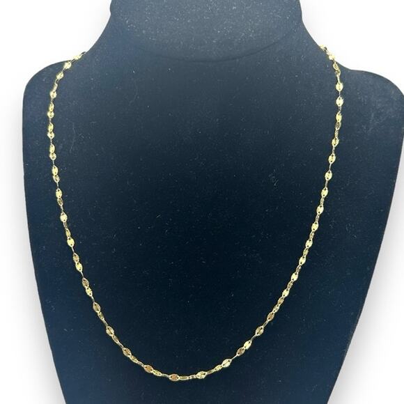 Giani Bernini Disco Link 16" Chain Necklace in 24k Gold-Plated Sterling Silver - Picture 1 of 11